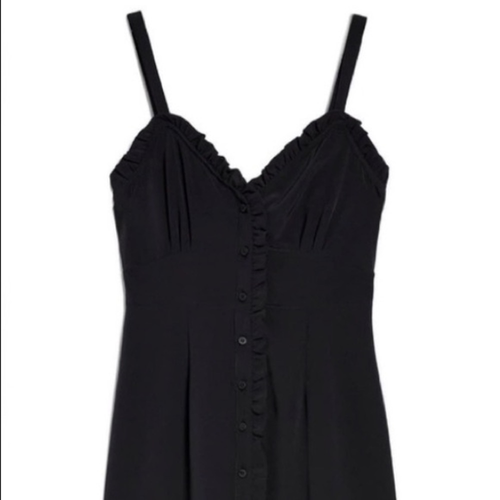 TOPSHOP Ruffle Button Dress - Picture 2 of 5